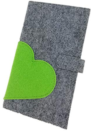 Case Protective Cover Felt Bag for Austrian Maternity Log Mother Passport Case (Light Green, Austrian Version)