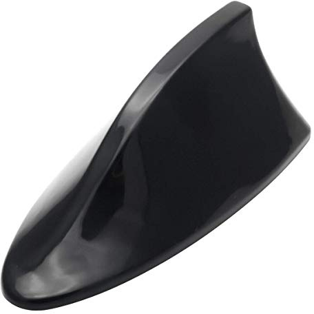 Shark Fin Signal Antenne, Autoradio Shark Autoantenne für AM/FM Autodachradio Schwarz