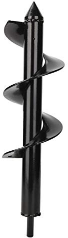 Auger Drill Bit,8x30cm Garden Planter Auger Spiral Drill Bit Yard Planting Post Hole Digger Tool for Any Kinds Soils