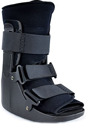 Brace Direct Wide 2E CAM Walker Boot - Short Fracture Boot in Wide Width - Orthopedic Walking Support for Post Op Recovery, Fractures, Bunions, Sprains (S: US Shoe Size Men 6-8.5, Women 7.5-9.5)