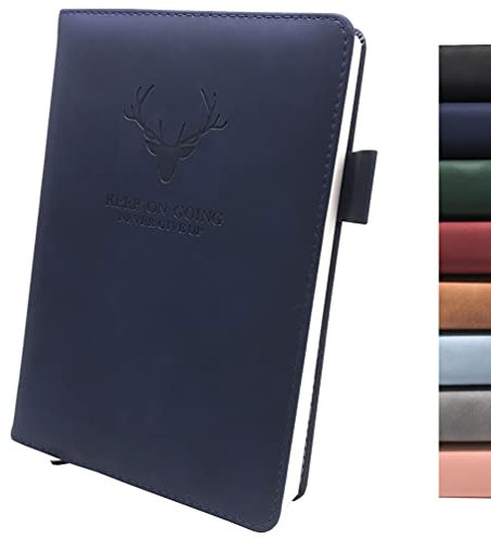 Notizbuch A5 Liniert, Hardcover Journal 360 Seiten, Premium Papier 80 Gsm, Kunstleder - Schreiben, Planen, Reisen, als Tagebuch Oder Skizzenbuch