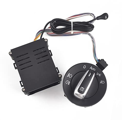 GMHB Für V&W Transporter T5 T6 + Auto Scheinwerfer Auto Chrom Lichtschalter Auto Lichtsensor Licht Scheinwerferschalter im Auto