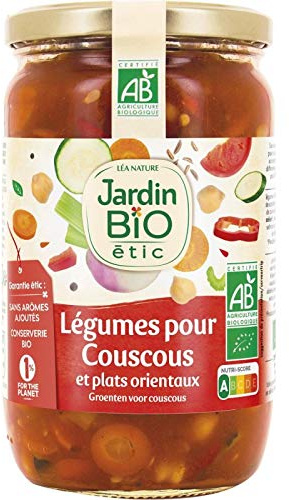 JARDIN BIO ÉTIC LÉGUMES POUR COUSCOUS ET PLATS ORIENTAUX BIO 660 G, JARDIN BIO ETIC, LOT DE 3