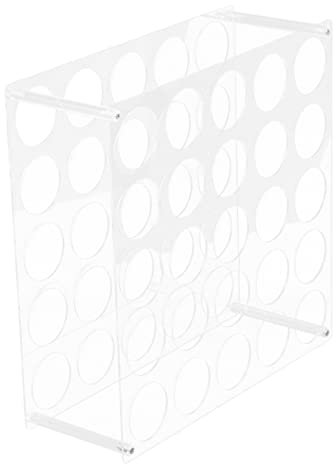 CORHAD Bastelpapierständer Rollenaufbewahrung Display Acryl Stabiler Ständer Leicht Mehrraum-Tischplatte Verpackung Für Papier Vinyl Bastel-Organizer Rack Löcher Fächer Mit Halter