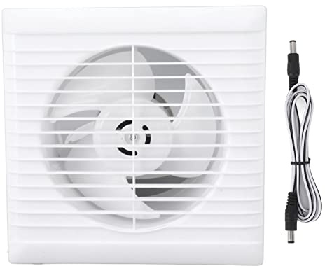 Soldriven avgasfläkt, 12 V 50 W IP67 vattentät ventilationsfläkt för vind, skjul, garage, växthusventilation, 20 x 20 x 10 cm väggmonterad slutarfläkt med skyddsnät, fri kraft