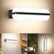 Letlit LED Aplique Pared Exterior 4000K, 20W 2000LM Lampara Interior Pared Moderna, IP65 Apliques de Pared, Luz exterior Pared para Terraza Jardin Pasillo Escaleras Baño Aseo Garage, 1 Pack, Blanco