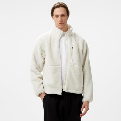 THE NORTH FACE NF0A88Y5QLI M EXTREME PILE 2 FZ JACKET Giacca Uomo WHITE DUNE Taglia XL