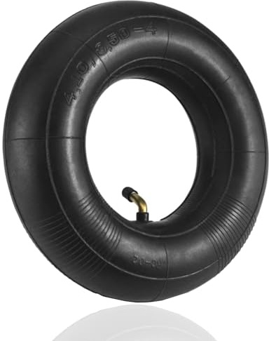 ieron Camera d'aria 4.10/3.50-4 pollici piegata per tubo di ricambio per pneumatici da 10 per carriola, per carrelli manuali, tosaerba, camion con sacco