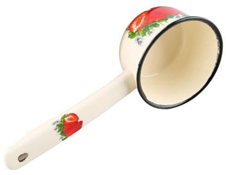 LIFKOME Long Handle Water Ladle for Enamel Milk Pot Non-Stick Saucepan Soup Pan Cooking Tool