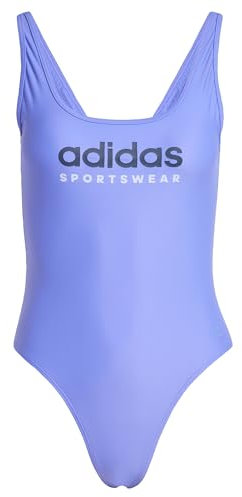 adidas Donna Sportswear U-Back Swimsuit, Cobalt Blue/Dark Blue, 38