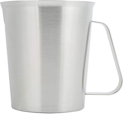 1500 ml Edelstahl-Messbecher,Messbecher Edelstahl, Measuring Cups,Küchen-Backwerkzeug für Zuhause, Messkanne Milk Pitcher, professionelle Zutaten
