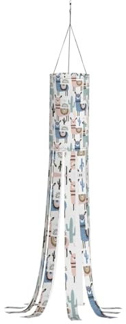 SABFWF Windsack mit tropischem Kaktus-Tier-Lama-Druck, saisonaler Windsack, für Herbst, Winter, Thanksgiving, Outdoor und Geister-Thema, Windsack mit Stange