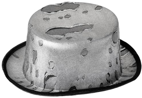 Brandsseller Steampunk hatt, cylinderhatt, fläckhatt, festhatt, kostym utklädning/karneval (grå)