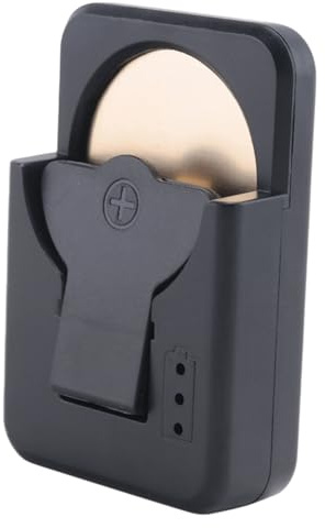 Asyduey Caricabatterie Universale per Batterie al Litio Tipo C A per LIR2032/LIR1632/LIR2025/LIR2016/LIR2032H, Nero