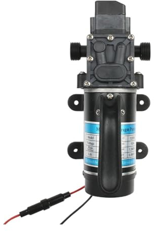 Pompe à eau électrique 120 W, 10 l/min, noire, for pulvérisateur d'eau de jardin agricole, lavage voiture, 12 V, 24(12V)
