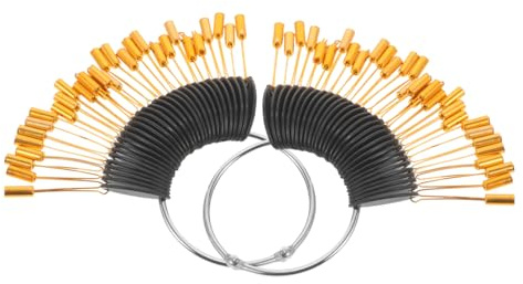 DECORNIJIA Anneau D’échantillons De Cheveux Véritables 30 Pièces Boucle Plastique Et Alliage De Zinc Pour Coiffeurs Professionnels Présentation Coloration Capillaire Salon