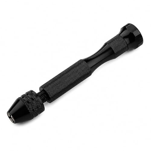 Präziser Handbohrer für Modellbau & Feinarbeiten, 0,3–3,4 mm Spannbereich, Rutschfester Griff, für Kunststoff, Holz & Elektronik