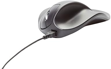 HandshoeMouse Original Wired Large - Optische Maus - Ergonomisch Design - Rechtshändiger