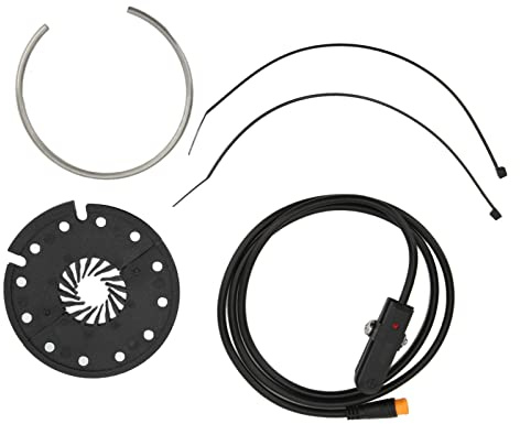 TOPINCN 12-Magnet Pedal Assist Sensor, Right Side Installation, Waterproof Electric Bike Speed Sensor with ABS Material, 12V-72V Compatible