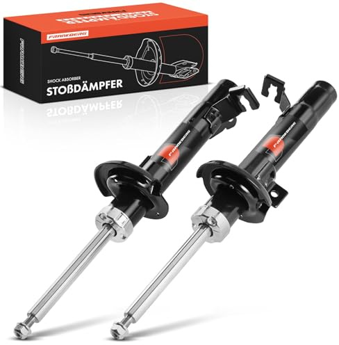 Frankberg 2x Stossdämpfer Stoßdämpfer Vorne Links Rechts 477mm Gasdruck | Kompatibel mit 2 DY Fiesta V JD JH Fiesta V Van Replace# 3M7118K001DA,1475172