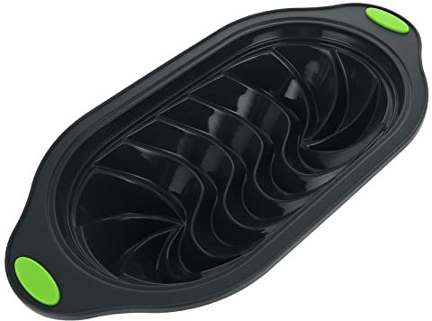 HUIHHAO Silikon-Gummiformen, Silikon-Toast-Backen, Bananen-Brotform, französisches Brot, Backform, Fleisch-Laib-Pfannen, Laib-Pfannen for Backen von Brot, runde Silikonformen, Pfanne