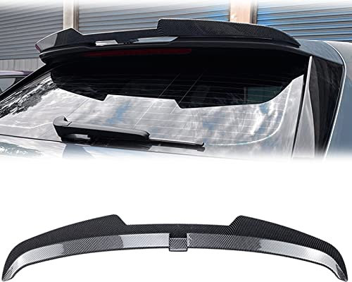 WOHOOD Accesorios Alerón De Techo Trasero para Audi A3 8Y Sportback 2020-2022 con Aspecto De Fibra De Carbono, Cubierta De Ventana Superior De Maletero De Coche, Solapa Embellecedora Divisora