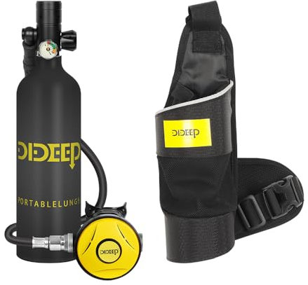 1L Diving Rebreather - Attrezzatura subacquea portatile, colore: Nero