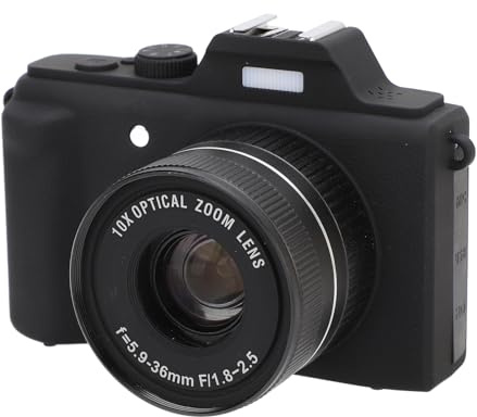 Appareil Photo Numérique 2,7 K, Zoom Optique 6X, Zoom Numérique 4X, Appareil Photo Numérique Compact, Stabilisation électronique, Appareil Photo Numérique Compact 48 MP pour