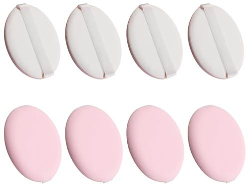 8 spugnette per trucco, ultra soft make up e beauty blender, strumento per trucco bagnato e asciutto, applicazione rapida del trucco in 5 secondi, adatto per fondotinta e polvere sfusa
