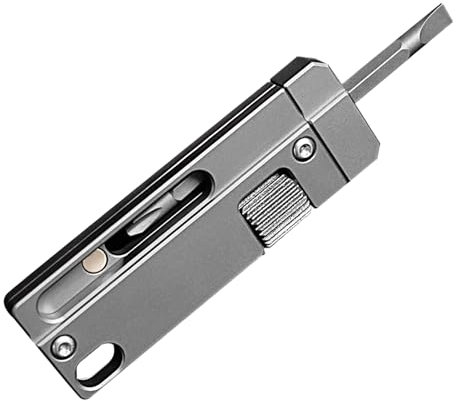 Titanium Alloy Adjustable Wrench, Compact Repair Tools, Pocket Spanner Tool for Cycling, Camping, Home Repairs, Multifunctional Hand Tool with Wide Jaw Opening, 7x3.8x1.4inch