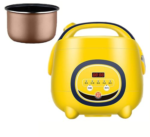 Mini olla arrocera con olla antiadherente para cocinar y cocinar al vapor saludables, reserva 24 horas, ideal para 1-8 personas