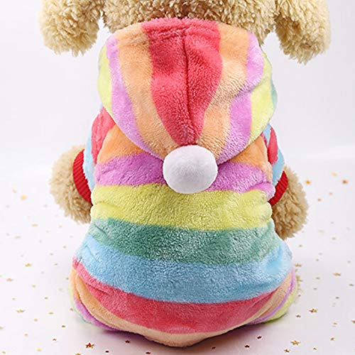 Hundepullover Fleece Haustier-Kleidung-Hundekatze-niedliches buntes mit Mantel-Kleid