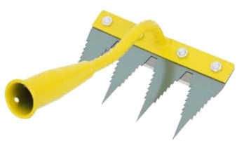 Rastrillo para Malas Hierbas Herramienta Resistente para escardar | Escardadores manuales Para jardín, césped, parterre, invernadero, vivero, , campo, exteriores