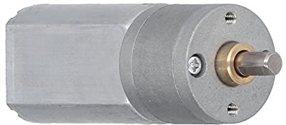 FTVOGUE Växelmotor DC 12V Metall Hastighetsreducerande Motor 75RPM Koppar Aluminium 20A180 för Maskinutrustning Kontorsautomation Elektroniskt Dörrlås Elektrisk Gardin