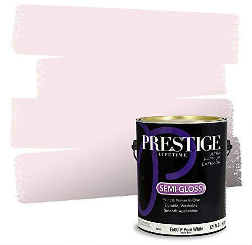 PRESTIGE Exterior Paint and Primer in One, Roseberry, Semi-Gloss, 1 Gallon