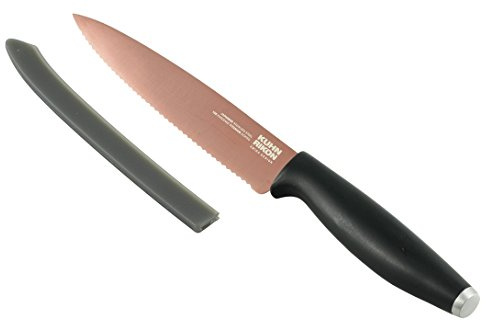 Kuhn Rikon 23043 Colori Titanium Allzweckmesser gezackt Rosengold Allzweckmesser, Edelstahl, rosegold, cm, 24 x 2.5 x 2 cm, 1 Einheiten