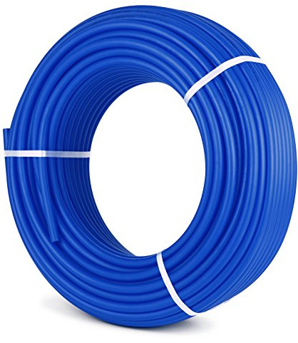 Happybuy 3/4 PEX Tubing 500Ft Non-Barrier PEX Pipe Red Pex-b Tube Coil for Hot and Cold Water Plumbing Open Loop Radiant Floor Heating System PEX Tubing (3/4 Non-Barrier, 500Ft/Blue)