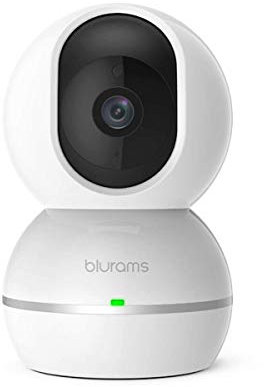 Blurams Snowman 1080p FHD telecamera di sorveglianza Dom Camera casa-Bi-direzionale WiFi Det. Intelligent Motion/Suoni Avvisi tempo reale Vista Panoramica - Cruiser 360 Mode (iOs e Android)