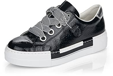 Rieker Damsneakers, N49A2, halvskor med snörning, 00, 37 EU