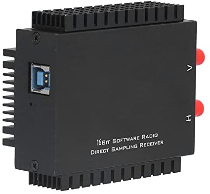 Receptor de radio definido por software Caja de aluminio Receptor de radio SDR de 1 kHz-64 Mhz RX888 MKII