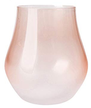 caihuashopping Wassergläser Glastasse, Niedlich, Haushalt, Einfach, Milk Cup, Wasser, Wein, Whisky-Glas, birnenförmig, 11,5 oz, 4 Farben Trinkglas (Color : Orange)