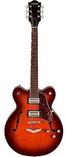 Gretsch G2622 Streamliner Center Block Double-Cut V-Stoptail Fireburst - Halbakustik Gitarre