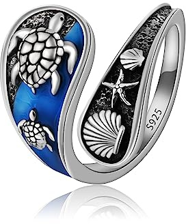 LINGBG JEWELRY Spoon Rings for Women 925 Sterling Silver Sunflower Adjustable Thumb Spoon Rings Celtic Knot Promise Engagement Statement Boho Vintage Finger Open Antique Rings Jewelry