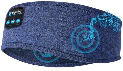 Cuffie per Dormire, Mascherina per Dormire Bluetooth per Donne e Uomini, Cuffie Antirumore per Dormire Senza Musica per Viaggiare/Sonnellino/Meditazione/Relax
