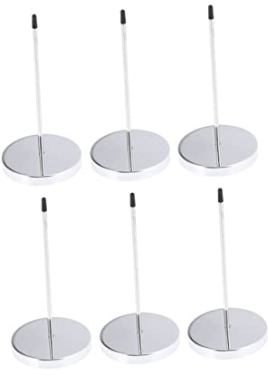 Gogogmee 6 Pack Stainless Steel Menu Receipt Inserter Fork Invoice Holder Restaurant Accessory Metal Needle Folder Office Organizer Memo Holder
