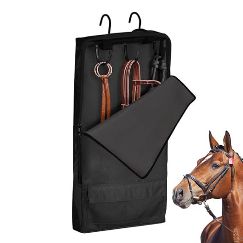 Trensentasche Mit Haken - Pferdeausrüstung Tragetasche, Gepolsterter Halfter Für Und Trensentasche | wasserdichte Pferdegeschirr Tasche Für Reitsport, Zügel Und Kopfstücke