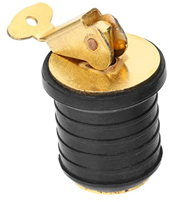 TOYANDONA Kajak Ablassschraube Messing Lenzstopfen 32mm Gewinde Boot Schlauchboot Zubehör Ablassstopfen Kanu Boot Ersatz Marine Wassersport