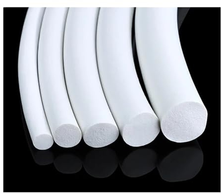LZZYFPX Bande de Caoutchouc de Silicone expansé Ronde de 1 à 25 mm de diamètre, 1/3/5 m, Blanche, for Joint d'étanchéité(Diameter 3mm,1 Meter)