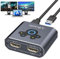 VEDINDUST HDMII Splitter Extend 4K@60Hz HDMI a Adaptador Dual HDMI Compatible con Duplicación y Extensión Compatible con los Sistemas Windows XP/7/8/10/11 y macOS Apto para Monitores Televisores y Pr