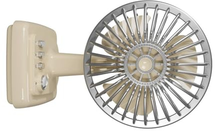 Ventilador de escritorio de metal clásico USB pequeño dispositivo de refrigeración recargable con 3 velocidades ajustables para uso en la oficina y el hogar, ventilador de metal retro para dormitorio